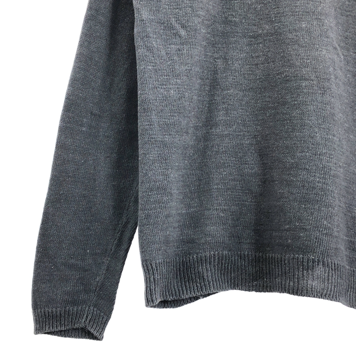 MHL. / エムエイチエルマーガレットハウエル リネン コットン クルーネック ニット