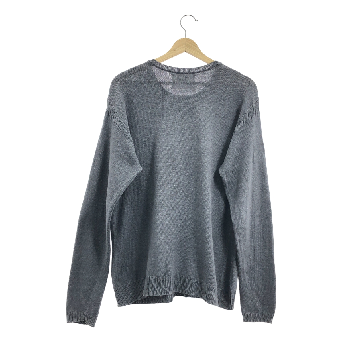 MHL. / エムエイチエルマーガレットハウエル リネン コットン クルーネック ニット