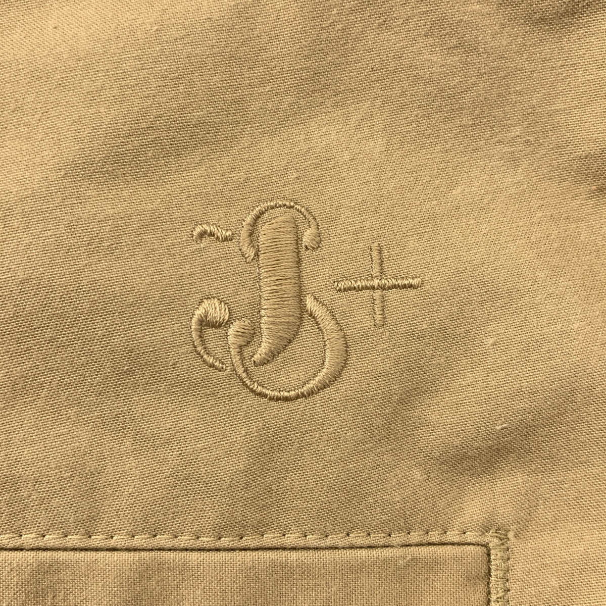 JIL SANDER+ / ジルサンダープラス ロゴ刺しゅう コットン ワイド チノパンツ