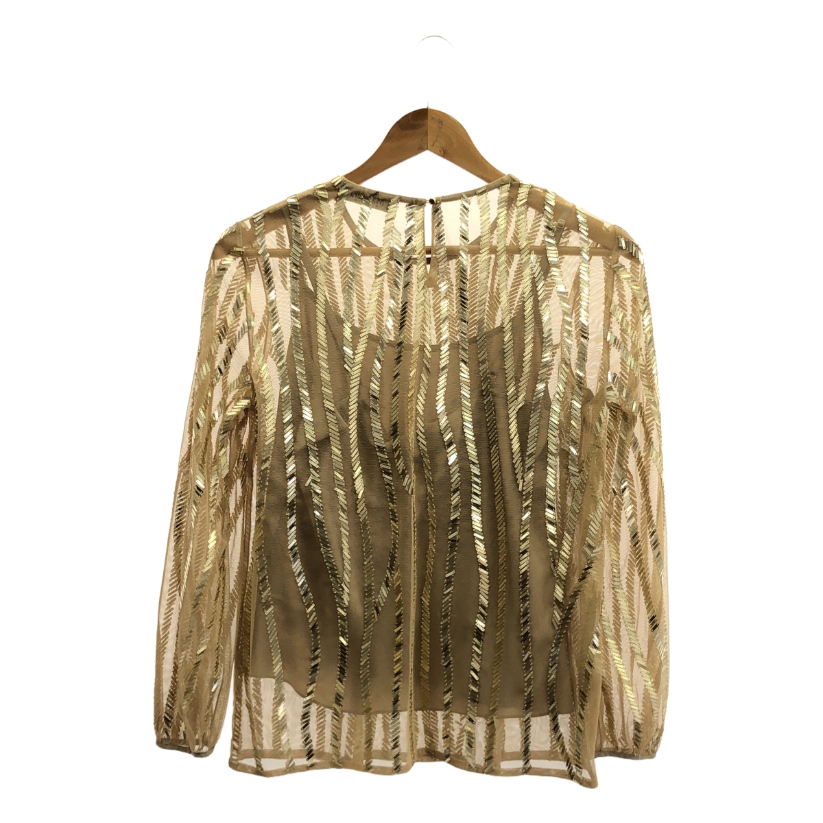 MAX MARA STUDIO / マックスマーラステュディオ スパンコール シースルー ブラウス