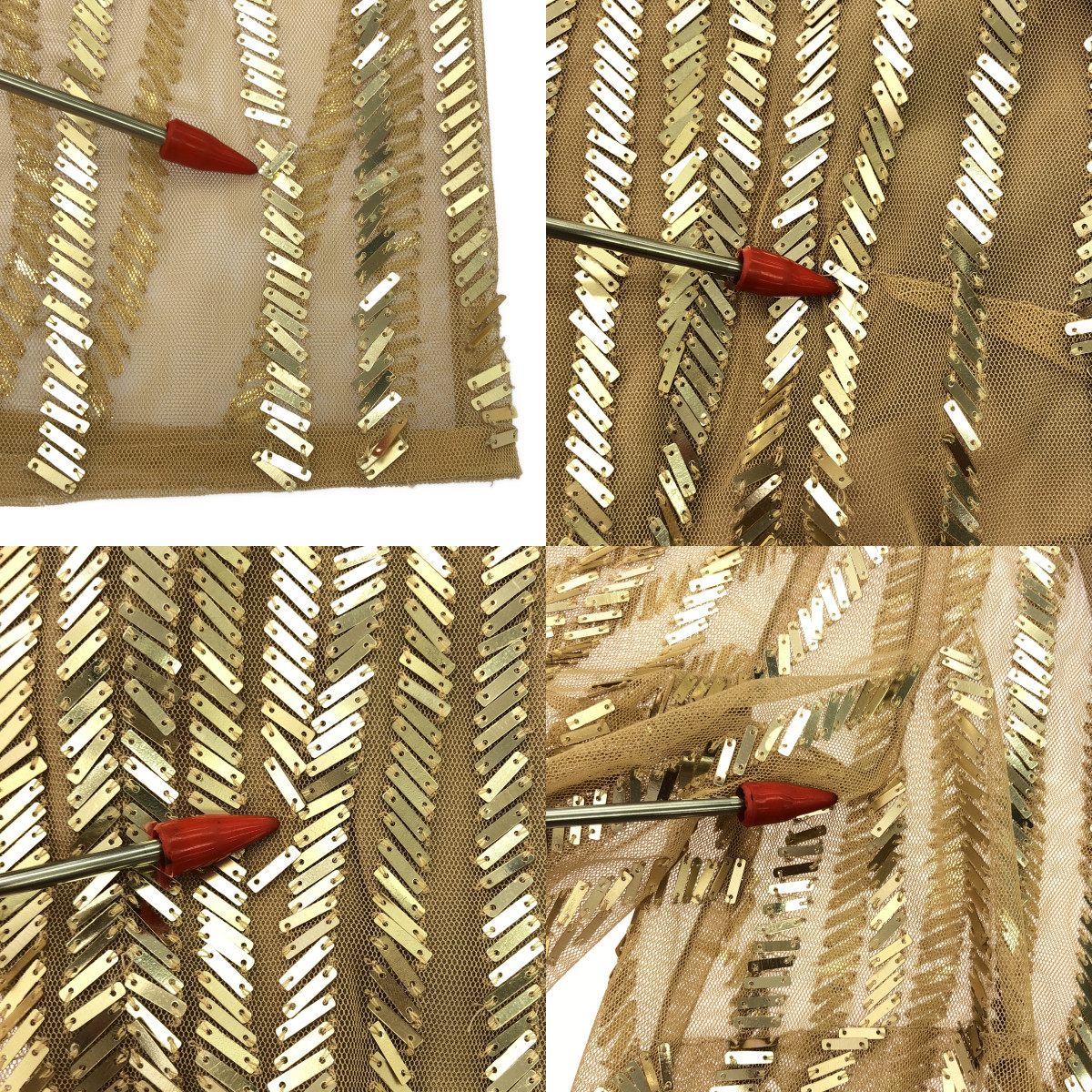 MAX MARA STUDIO / マックスマーラステュディオ スパンコール シースルー ブラウス