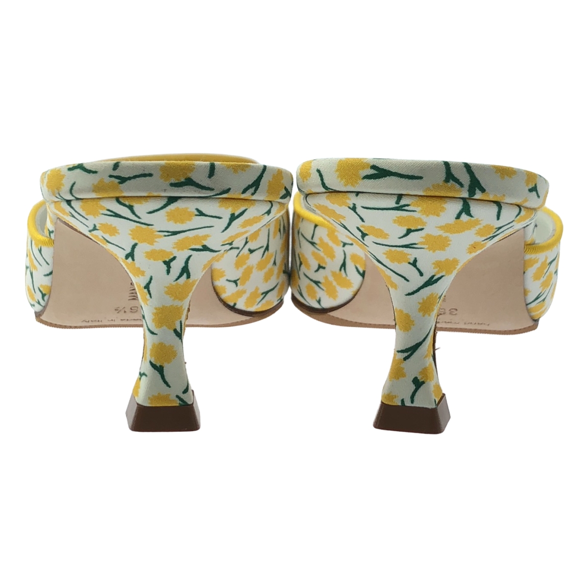 MANOLO BLAHNIK / マノロブラニク Maysale メイセール / バックル フラワー ミュールサンダル