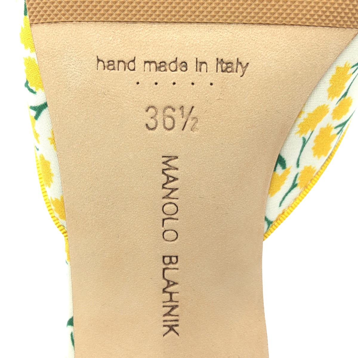 MANOLO BLAHNIK / マノロブラニク Maysale メイセール / バックル フラワー ミュールサンダル