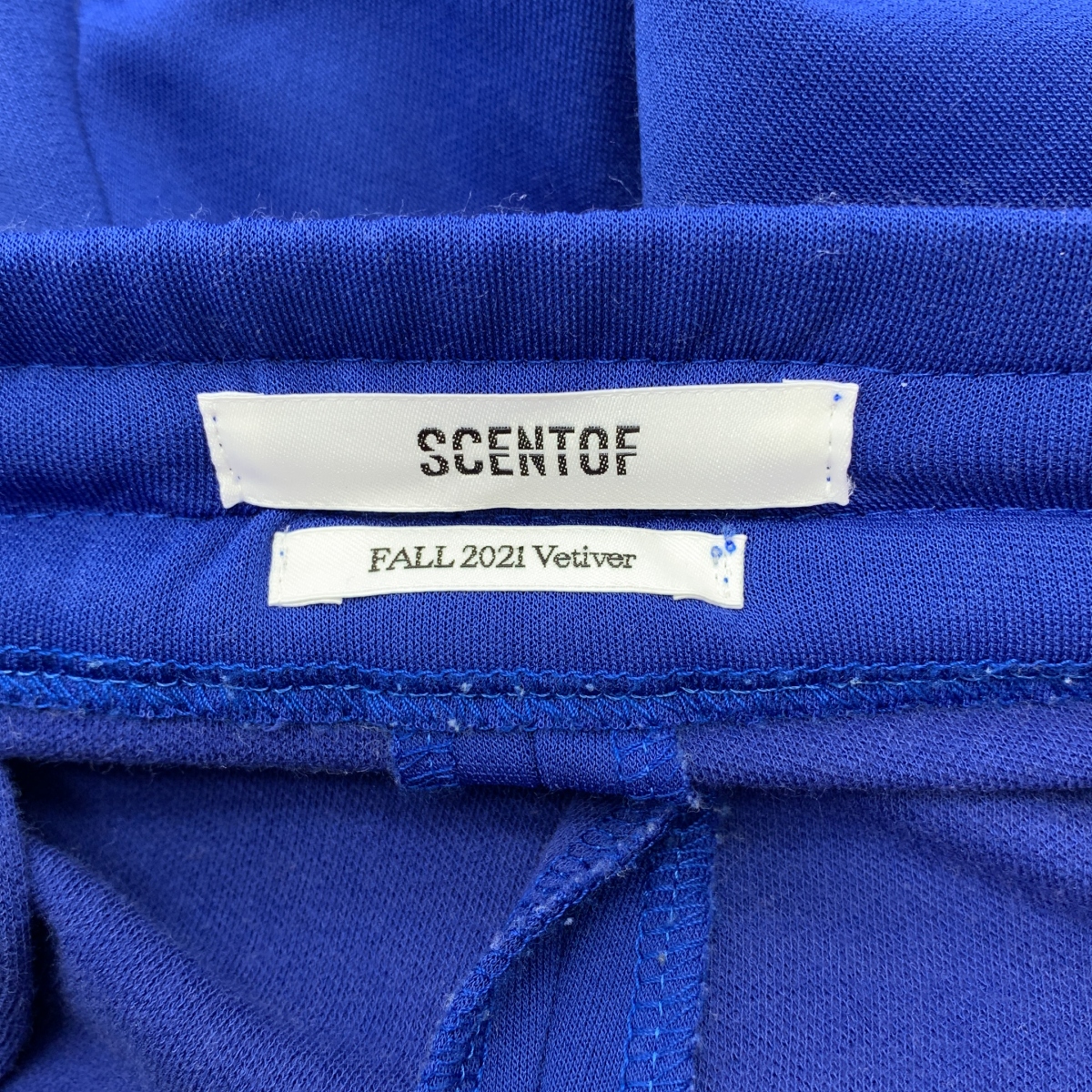 SCENTOF / セントオブ AP STUDIO / センタープレス 裾ジップ ドローストリング サイドライン ジャージ トラックパンツ