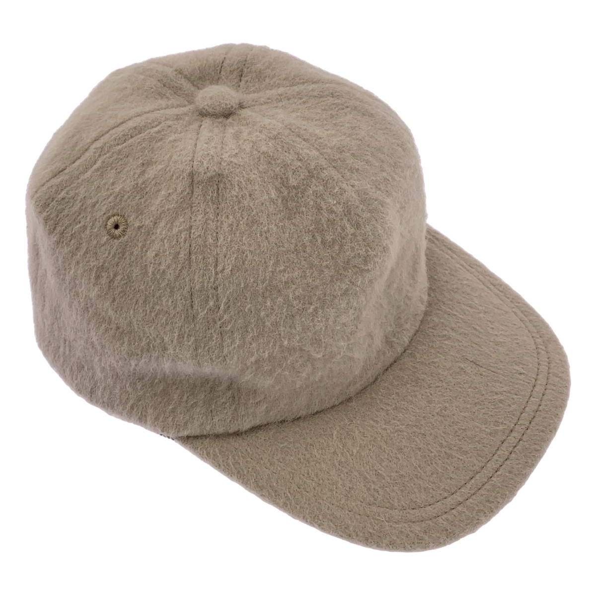 KIJIMA TAKAYUKI / キジマタカユキ 6パネル アルパカウール モヘア キャップ 帽子  / ベルクロサイズ調整可