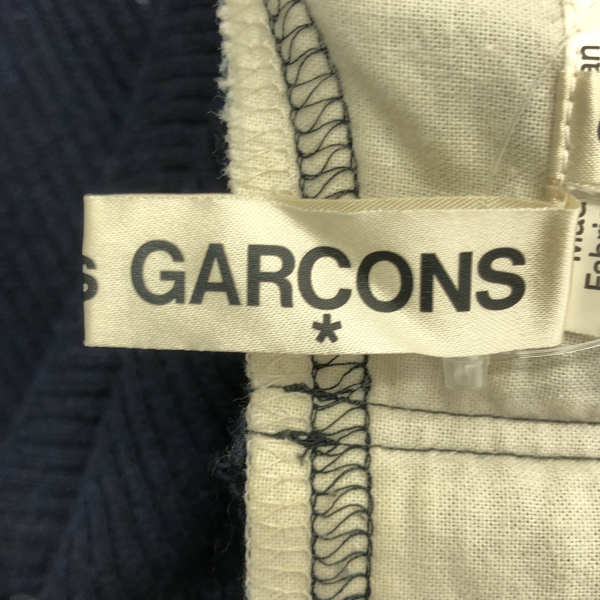 COMME des GARCONS / コムデギャルソン ウール オーバーシルエット カットオフ レイヤード ニット ワンピース