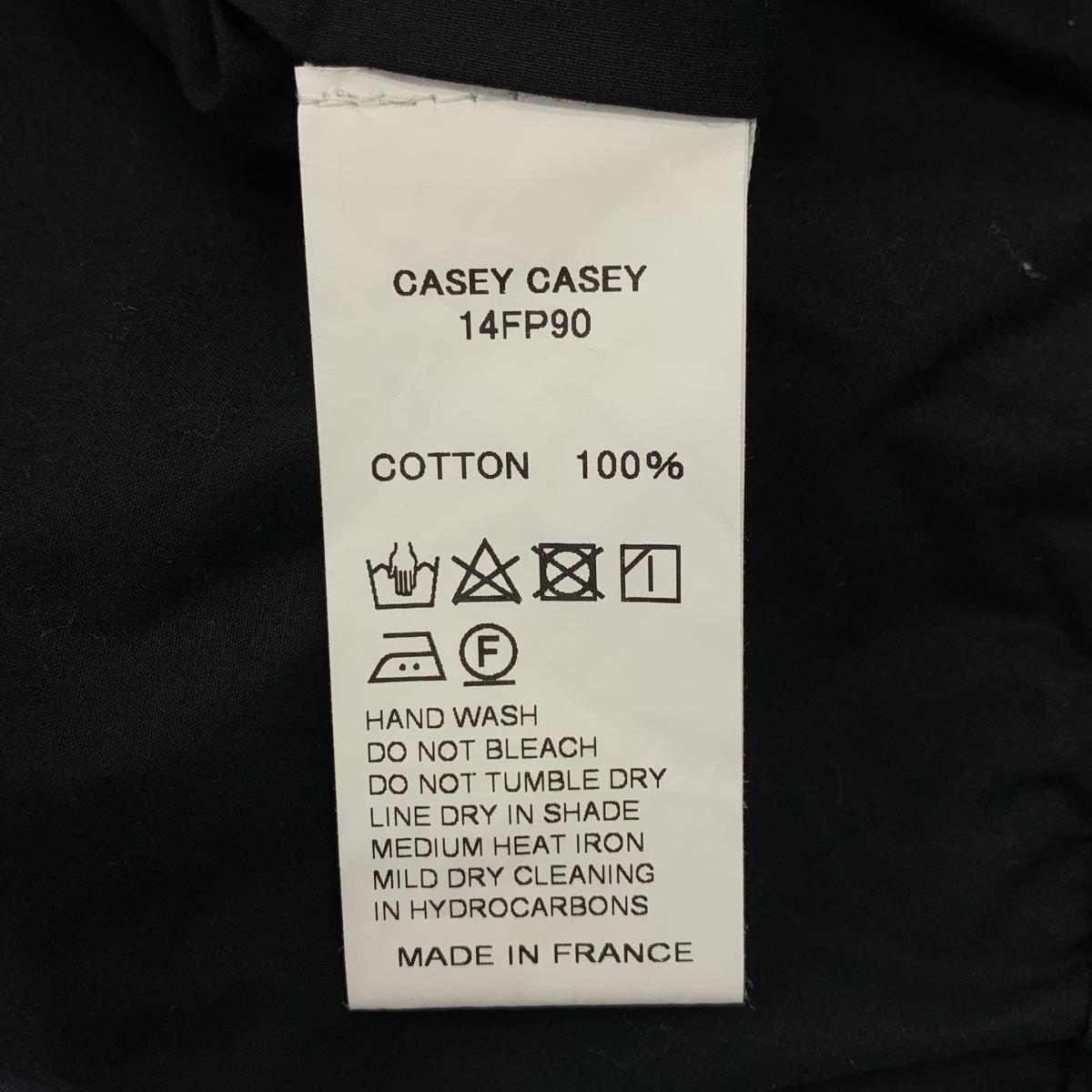 CASEY CASEY / ケーシーケーシー BALL FEMME PANT コットン イージーパンツ ユニセックス