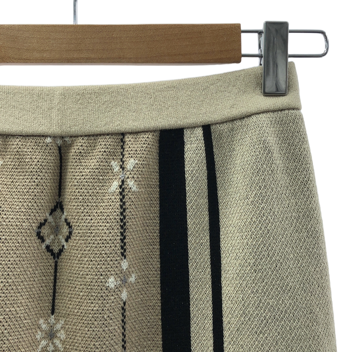 MURRAL / ミューラル コットン ジャガード ニット スカート