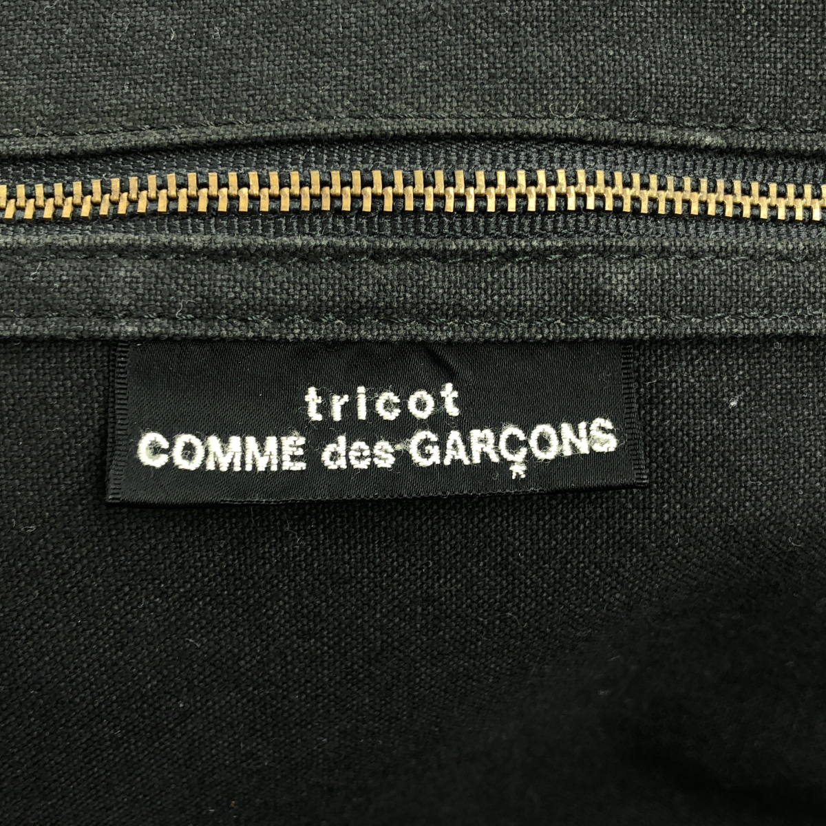 tricot COMME des GARCONS / トリココムデギャルソン ストライプ デニムトートバッグ