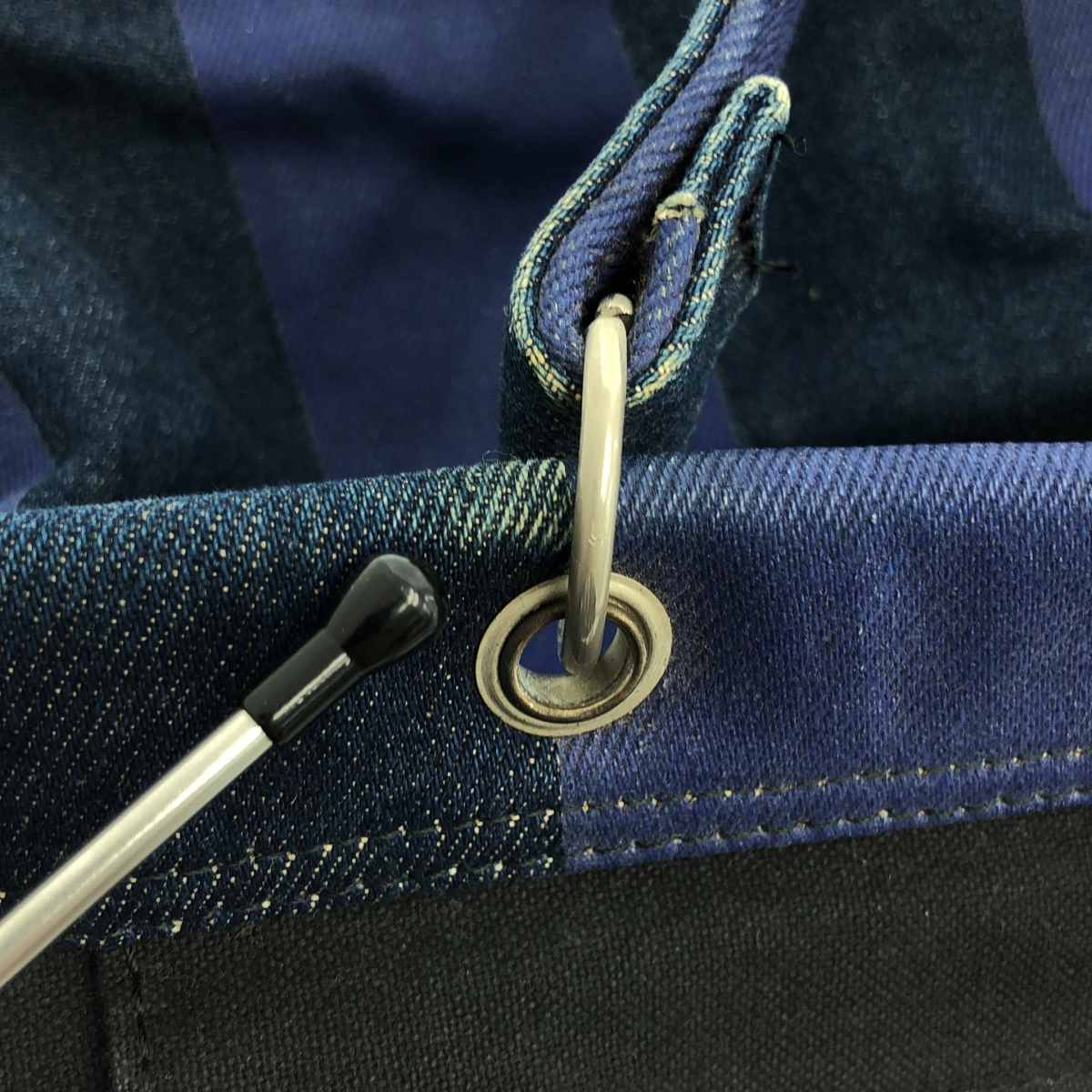 tricot COMME des GARCONS / トリココムデギャルソン ストライプ デニムトートバッグ