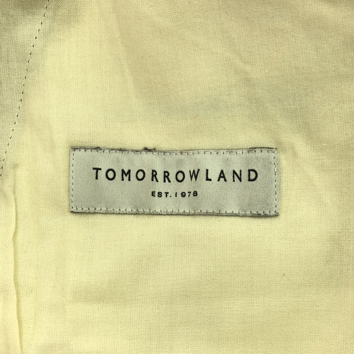 TOMORROWLAND / トゥモローランド コットン シャンブレー 1プリーツ ワイドパンツ