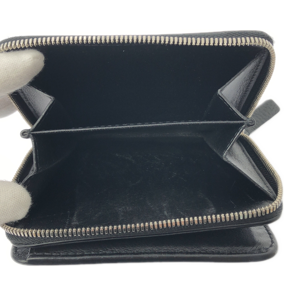 BALENCIAGA / バレンシアガ エブリデイ ウラウンドジップ レザー ウォレット 財布