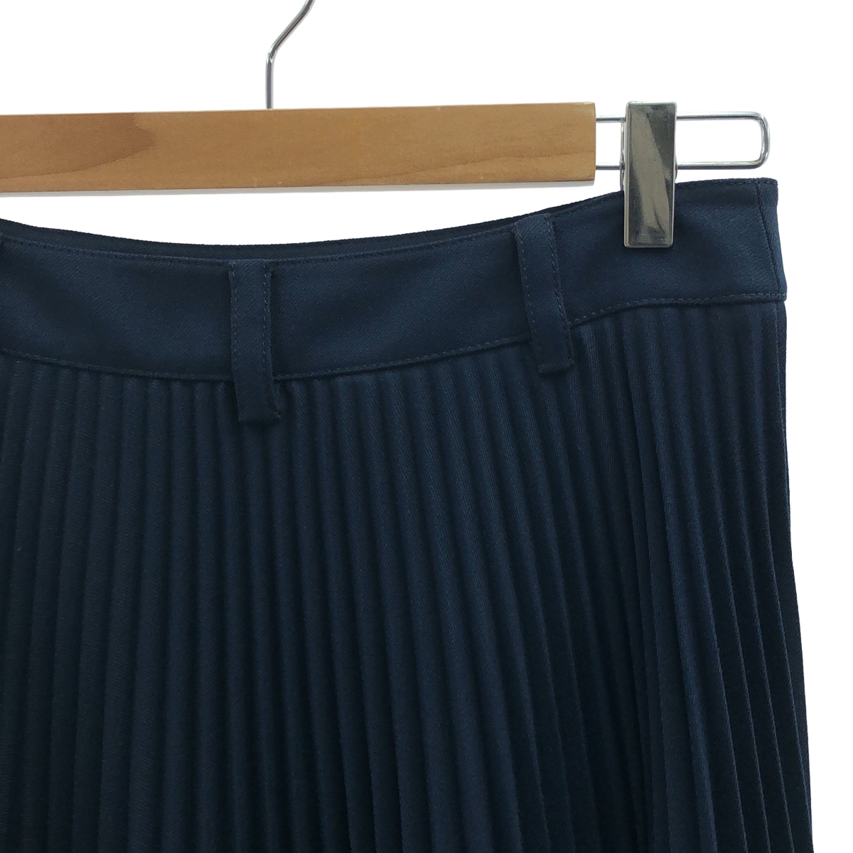 PRADA / プラダ サイドジップ プリーツ スカート