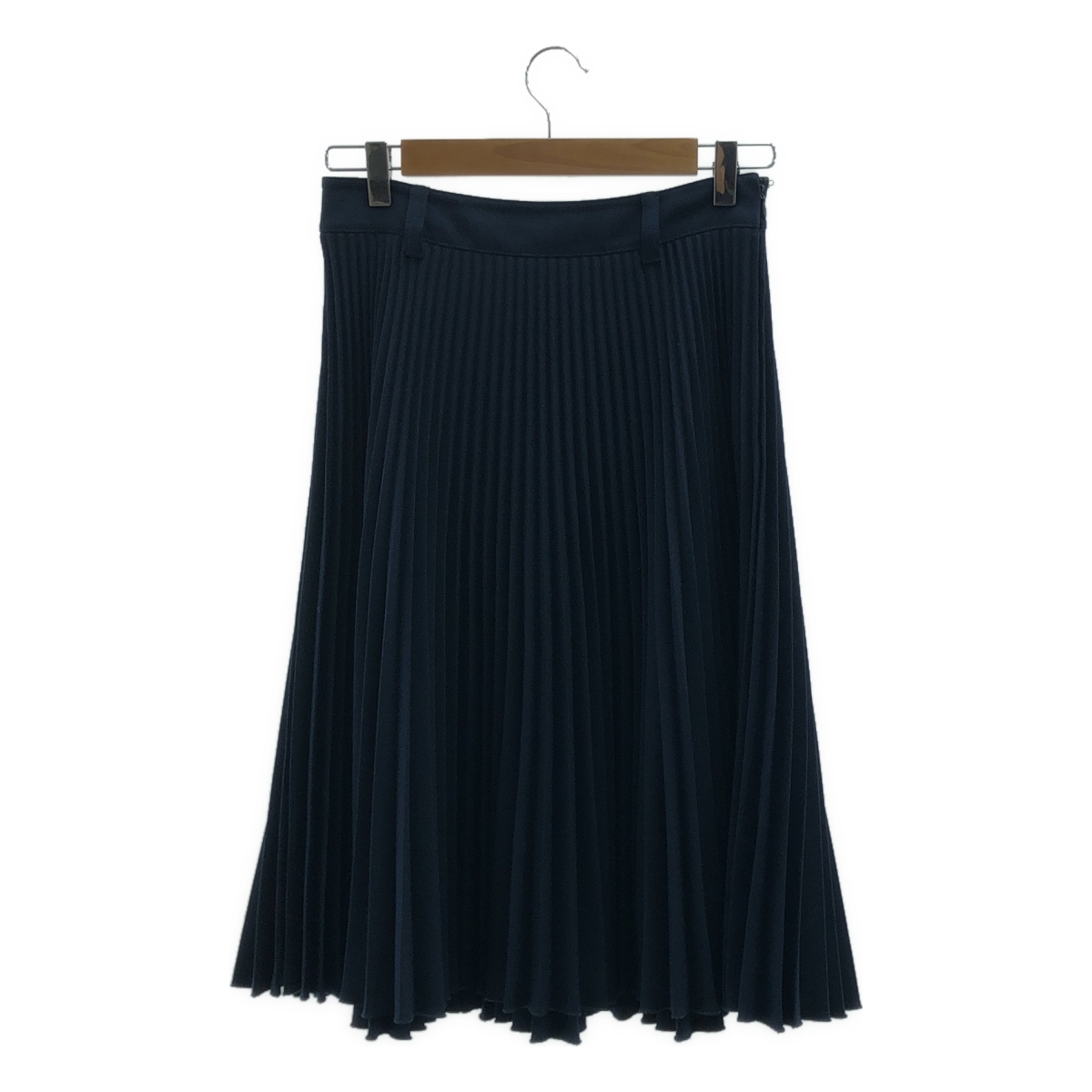 PRADA / プラダ サイドジップ プリーツ スカート
