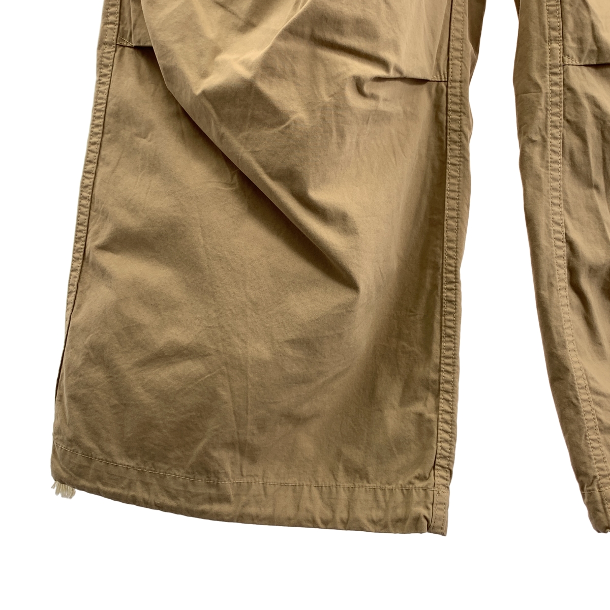 KUON / クオン COTTON POPLIN Wide Military Pants コットンポプリン ワイドミリタリーパンツ