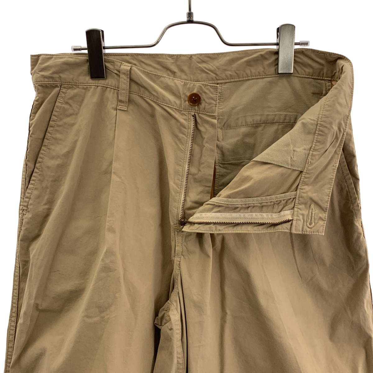 KUON / クオン COTTON POPLIN Wide Military Pants コットンポプリン ワイドミリタリーパンツ