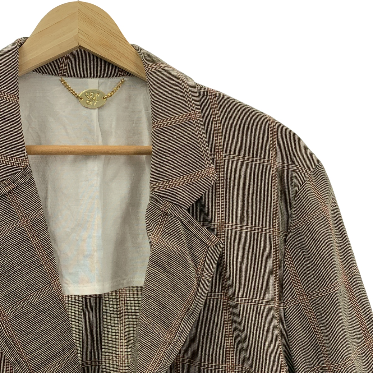 SUNSEA / サンシー ウール チェック テーラードジャケット