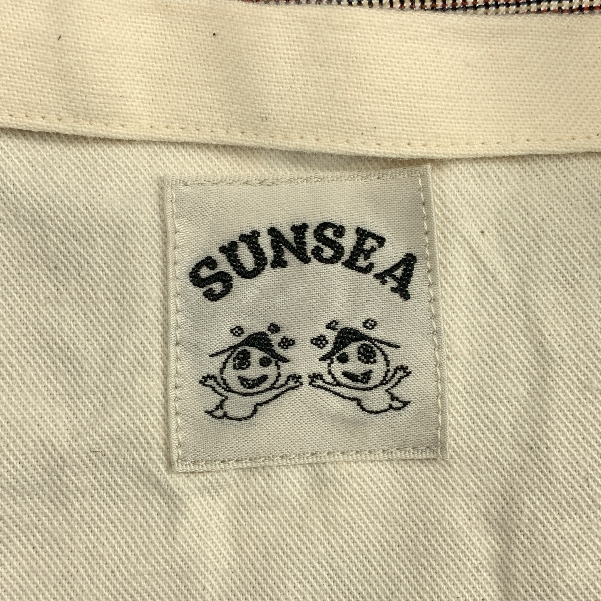 SUNSEA / サンシー ウール チェック テーラードジャケット