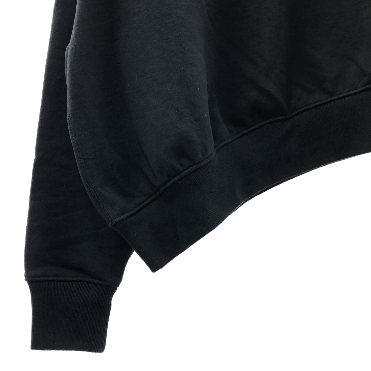 INSCRIRE / アンスクリア Asymmetry Sweat フロッキープリント アシンメトリー オーバーサイズ スウェット