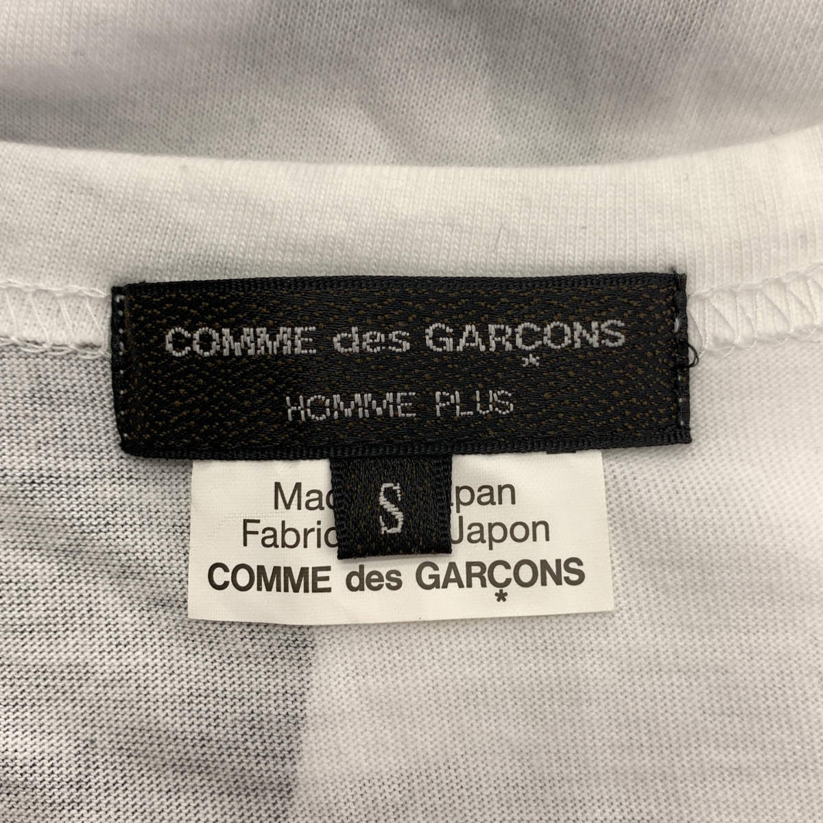 COMME des GARCONS HOMME PLUS / コムデギャルソンオムプリュス 両面プリント Tシャツ カットソー
