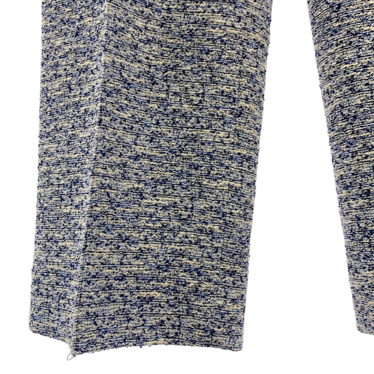 Drawer / ドゥロワー サマーツイード センタープレス テーパード パンツ