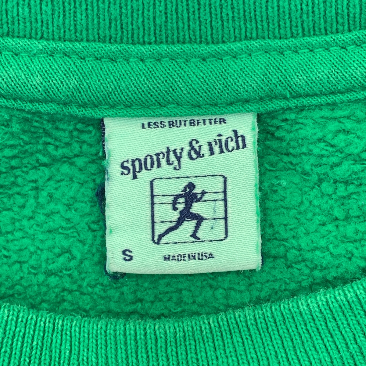 SPORTY&RICH / スポーティーアンドリッチ カレッジプリント クルーネックスウェット