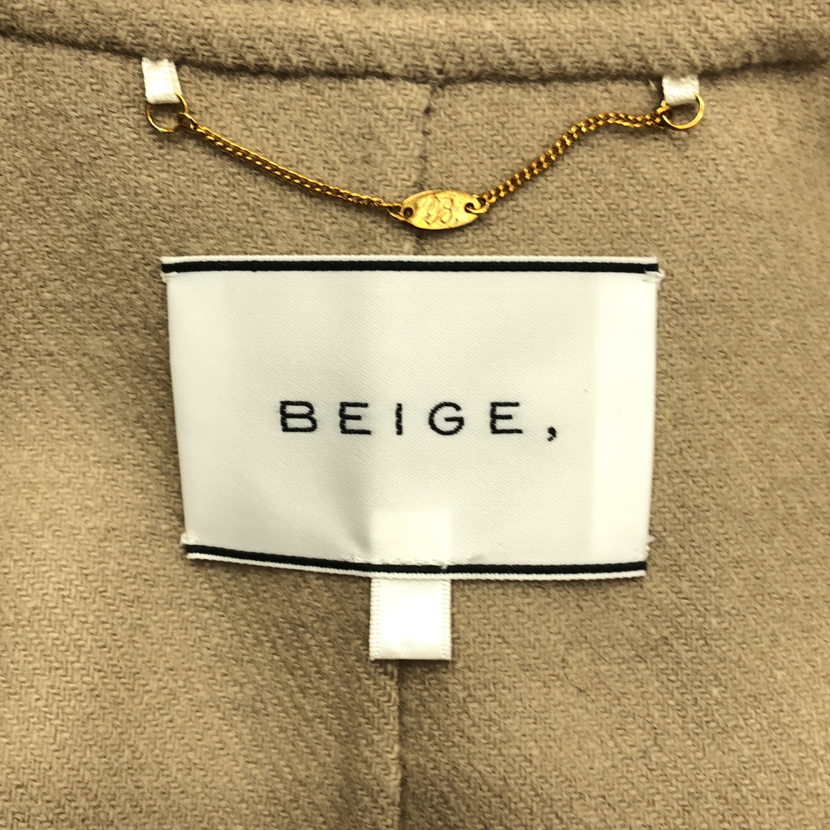 BEIGE， / ベイジ ウール オーバーシルエット ケープコート