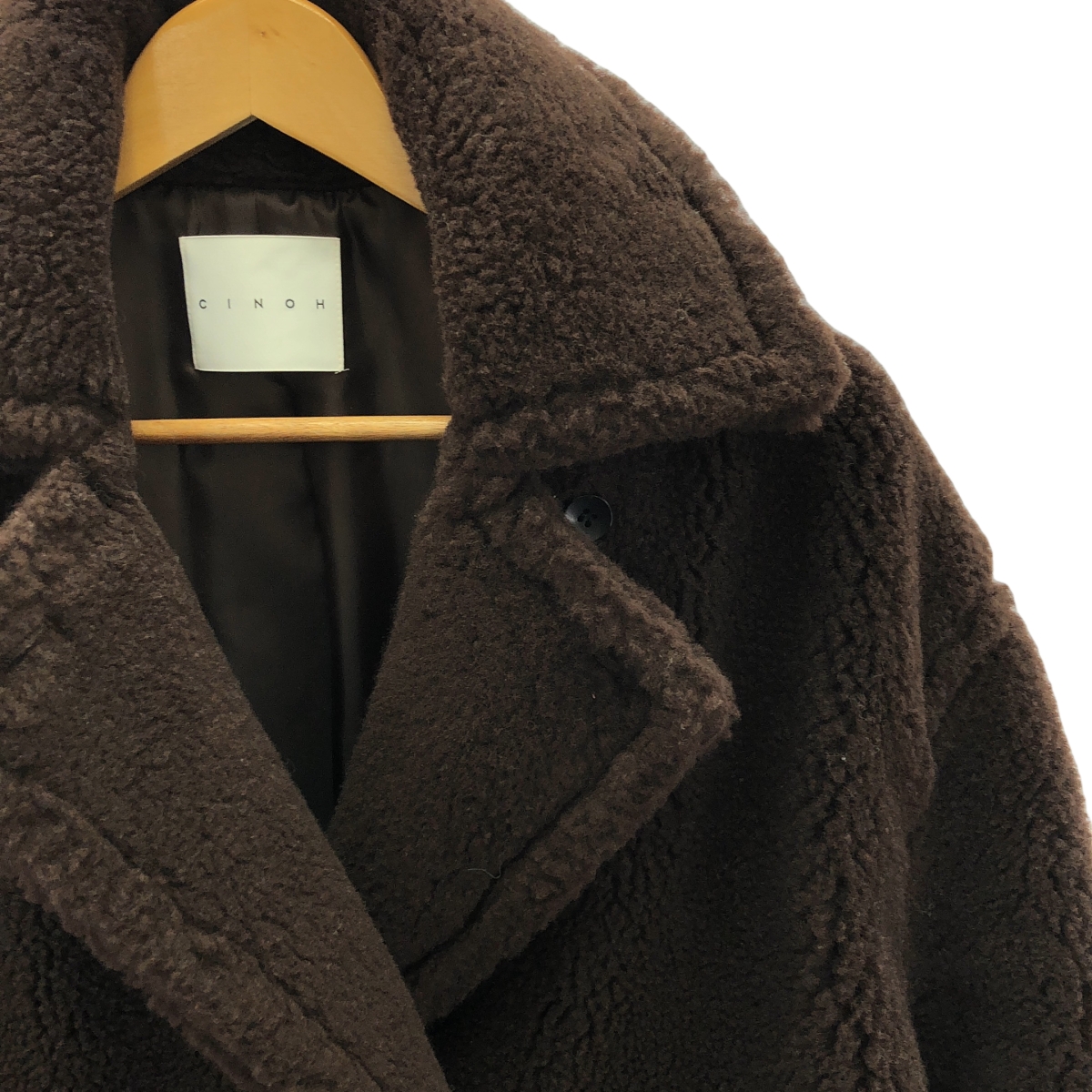 CINOH / チノ CI BOA COCOON COAT / オーバー ボアコート / 総裏地