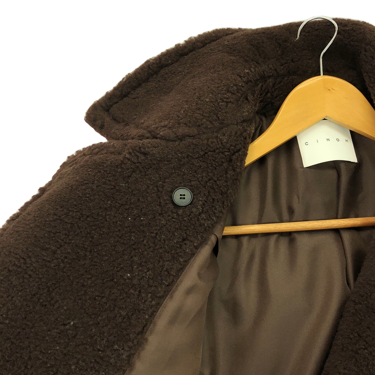 CINOH / チノ CI BOA COCOON COAT / オーバー ボアコート / 総裏地