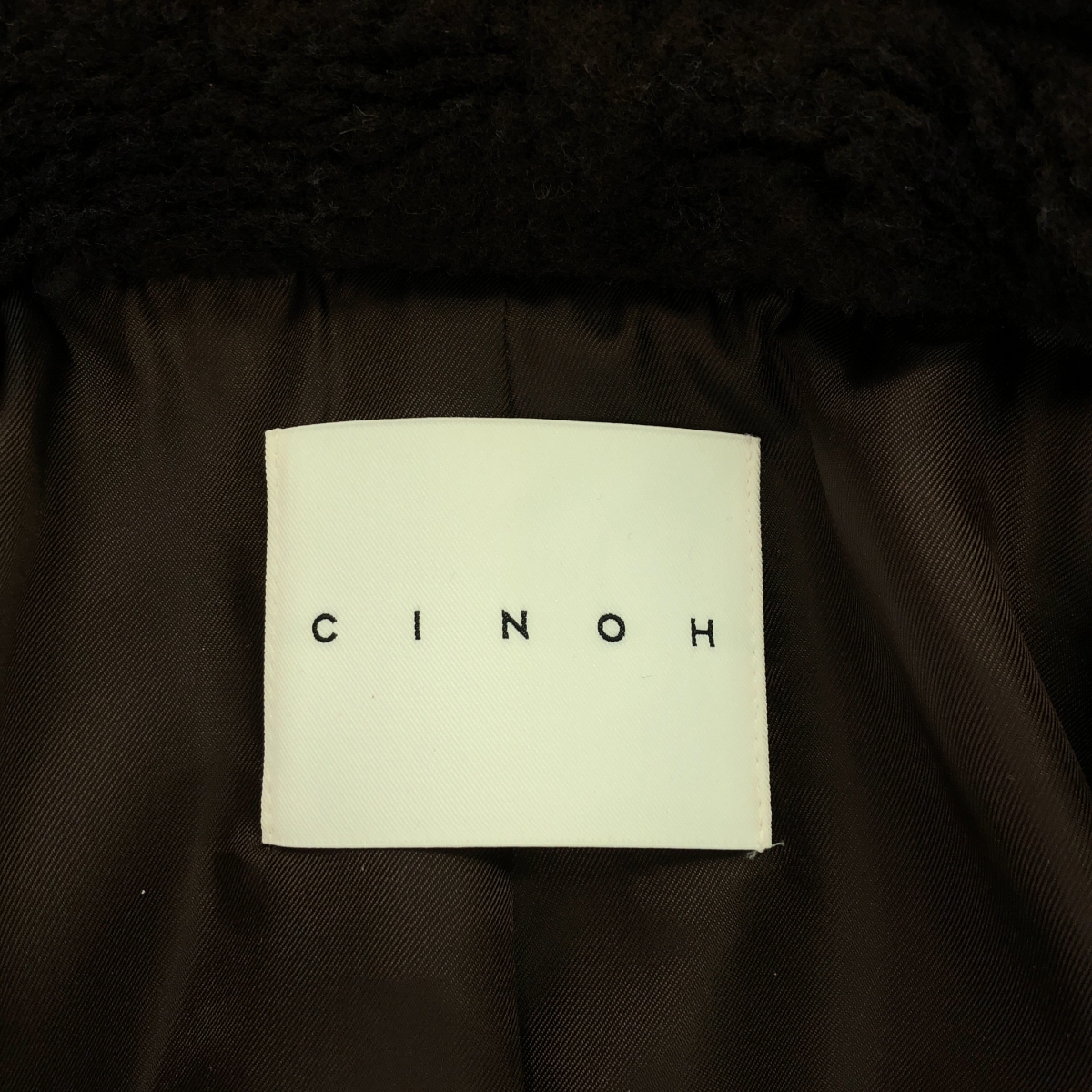 CINOH / チノ CI BOA COCOON COAT / オーバー ボアコート / 総裏地