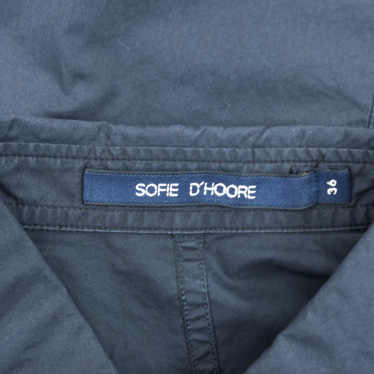 SOFIE D'HOORE / ソフィードール コットン オーバーサイズ ボックス シャツ