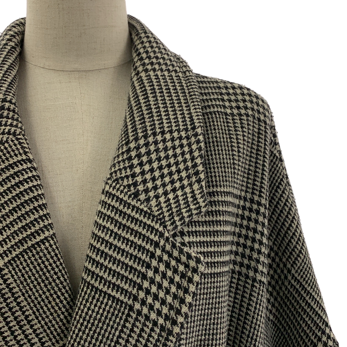 その他 LARA CHECK COAT ウール チェック ベルテッドコート