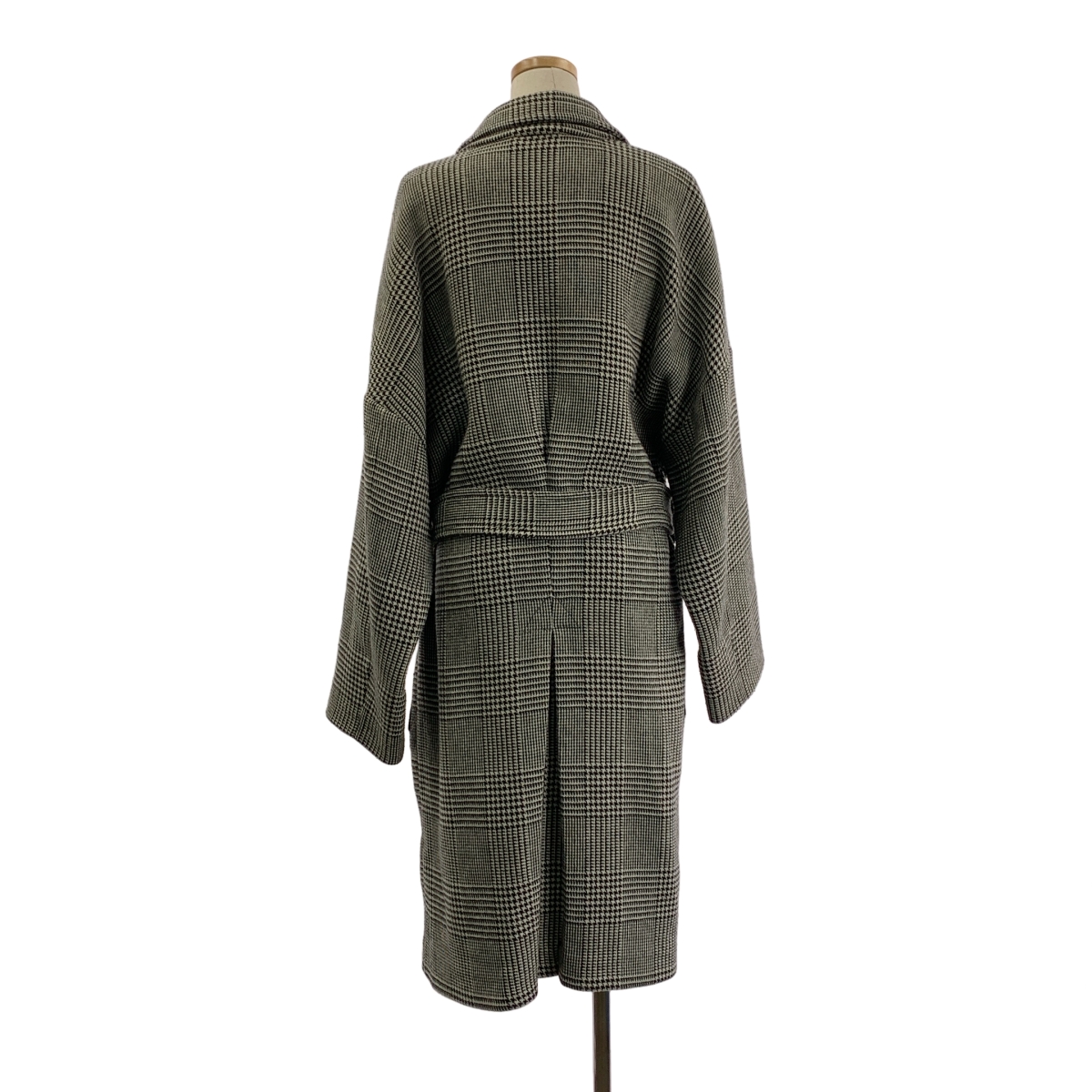 その他 LARA CHECK COAT ウール チェック ベルテッドコート