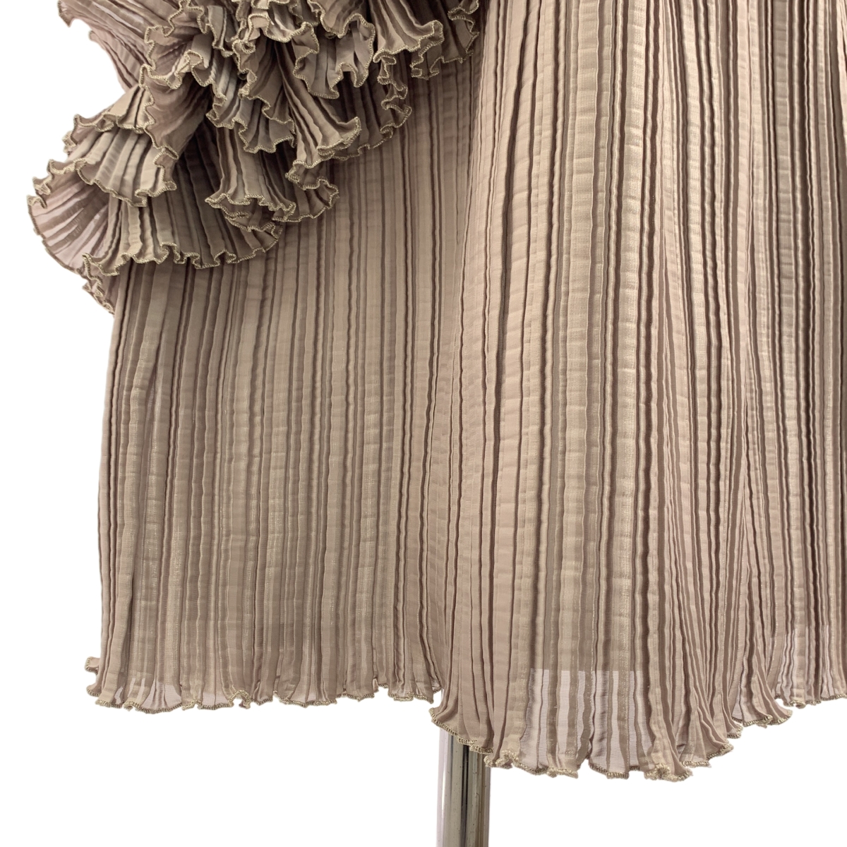 その他 フリル装飾 ギャザー ボリューム スカート / 裏地付き