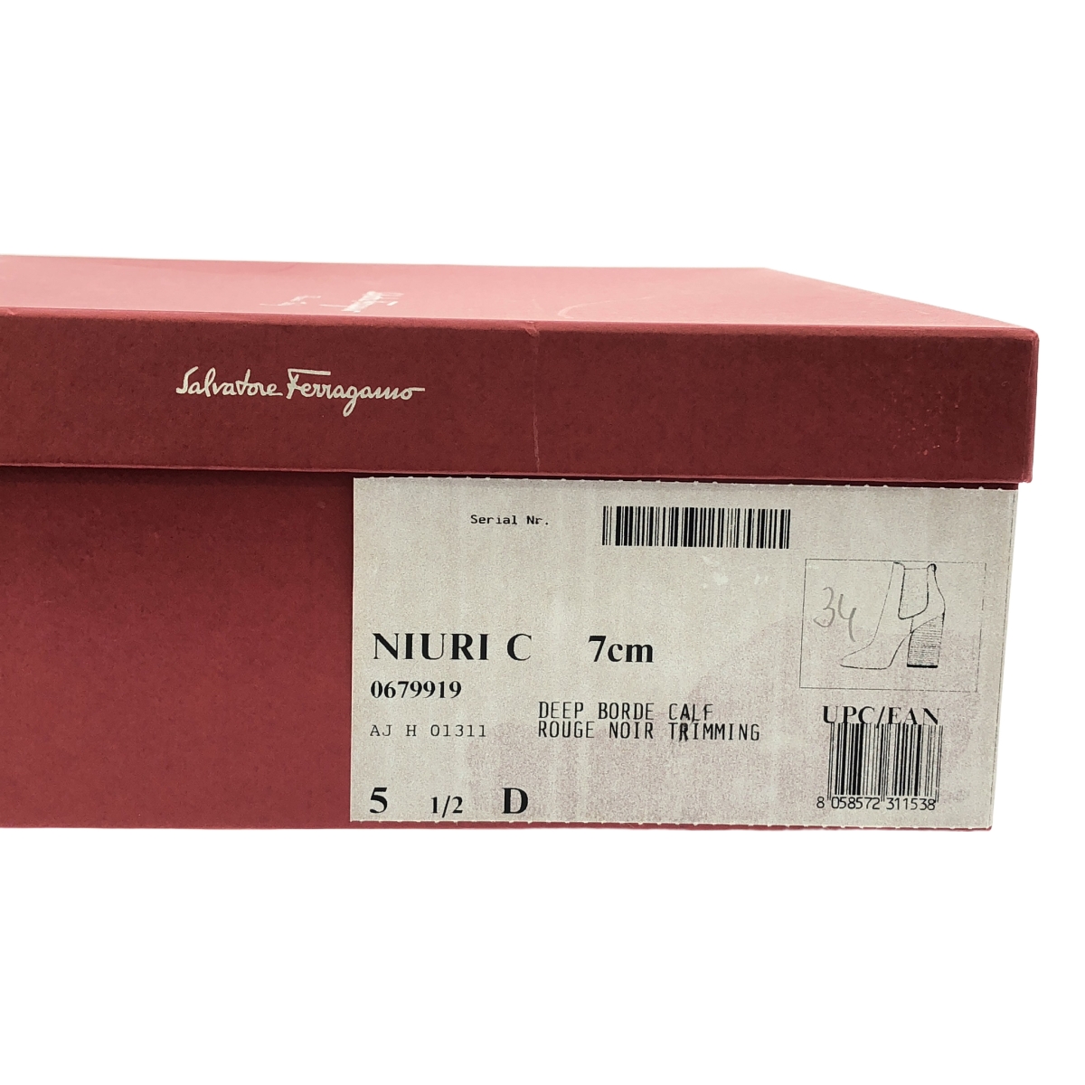 Salvatore Ferragamo / サルヴァトーレフェラガモ NIURI C / サイドゴア ショートブーツ