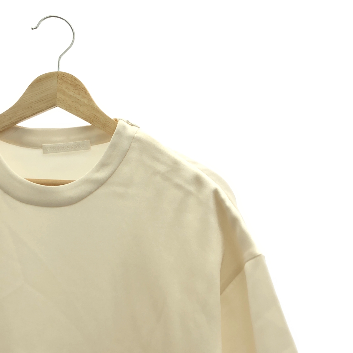 KANAKO SAKAI / カナコサカイ SATIN BODYSUIT クルーネック カットソー