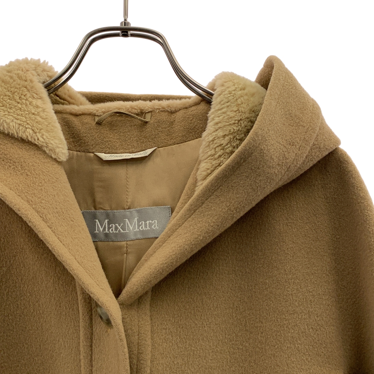 Max Mara / マックスマーラ ウール フーデッド コート