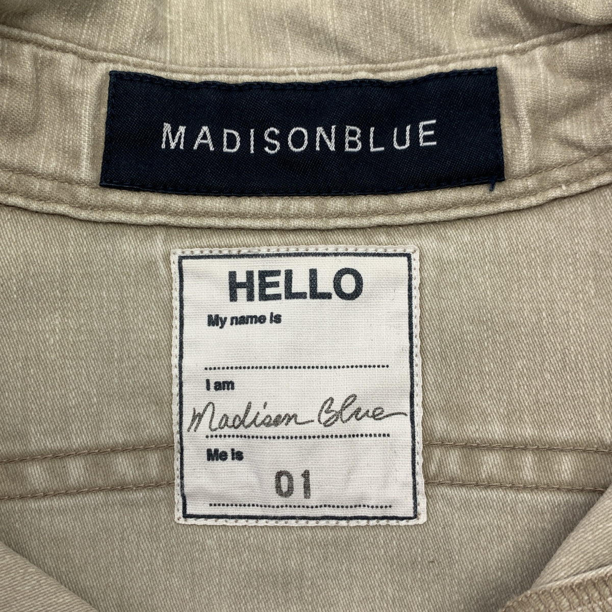 MADISON BLUE / マディソンブルー HAMPTON BACK SATIN SHIRT ハンプトン バックサテンシャツ