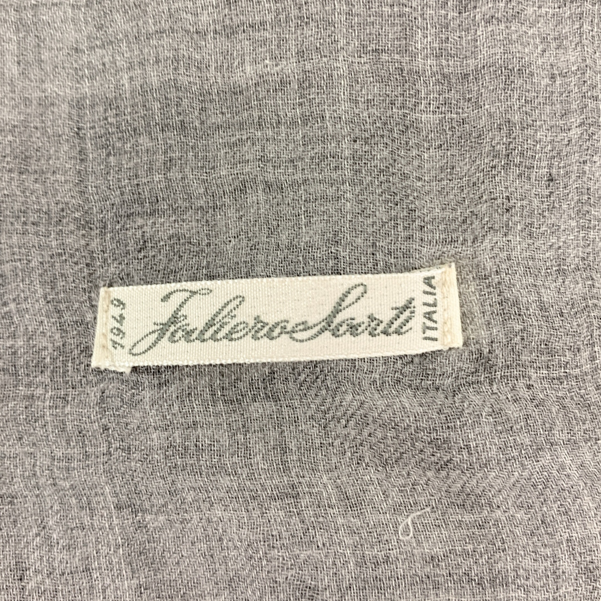 FALIERO SARTI / ファリエロサルティ カシミヤ混 フリンジ 大判 ストール