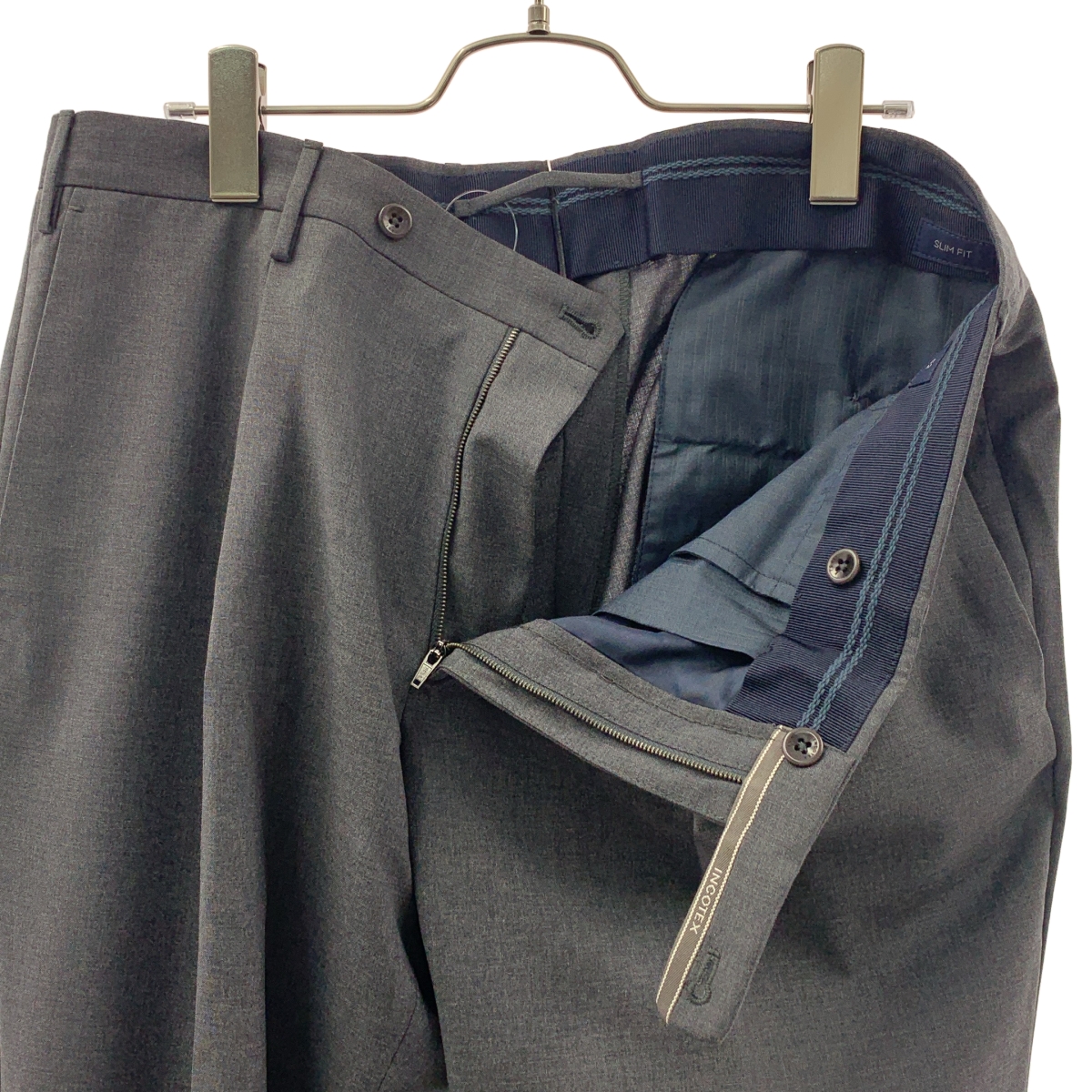 INCOTEX / インコテックス Super 100s / タック スラックス パンツ