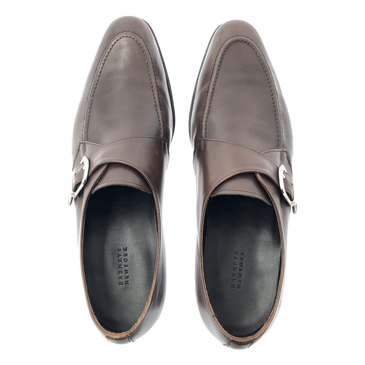 BARNEYS NEWYORK / バーニーズニューヨーク モンクストラップ レザー ビジネスシューズ