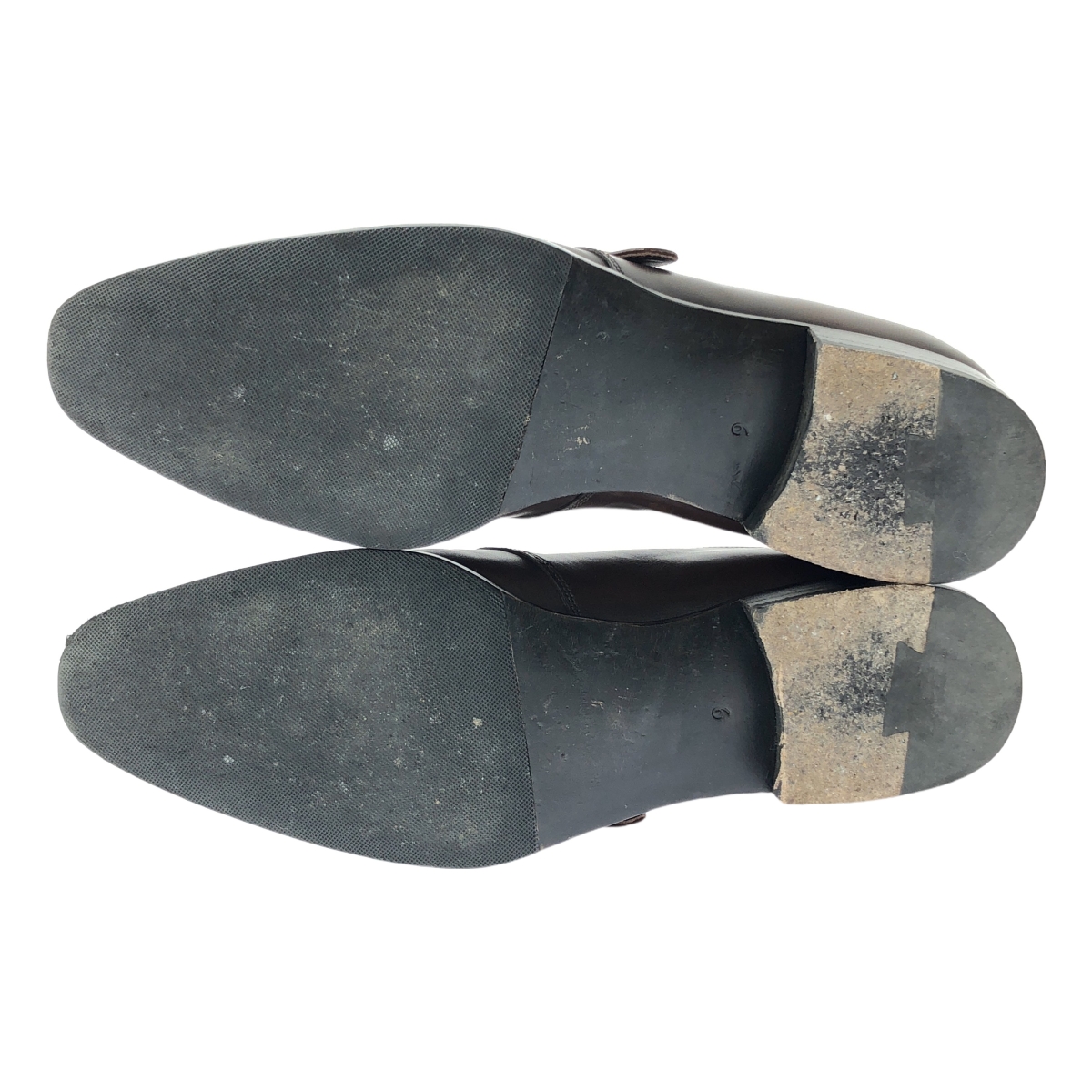 BARNEYS NEWYORK / バーニーズニューヨーク モンクストラップ レザー ビジネスシューズ