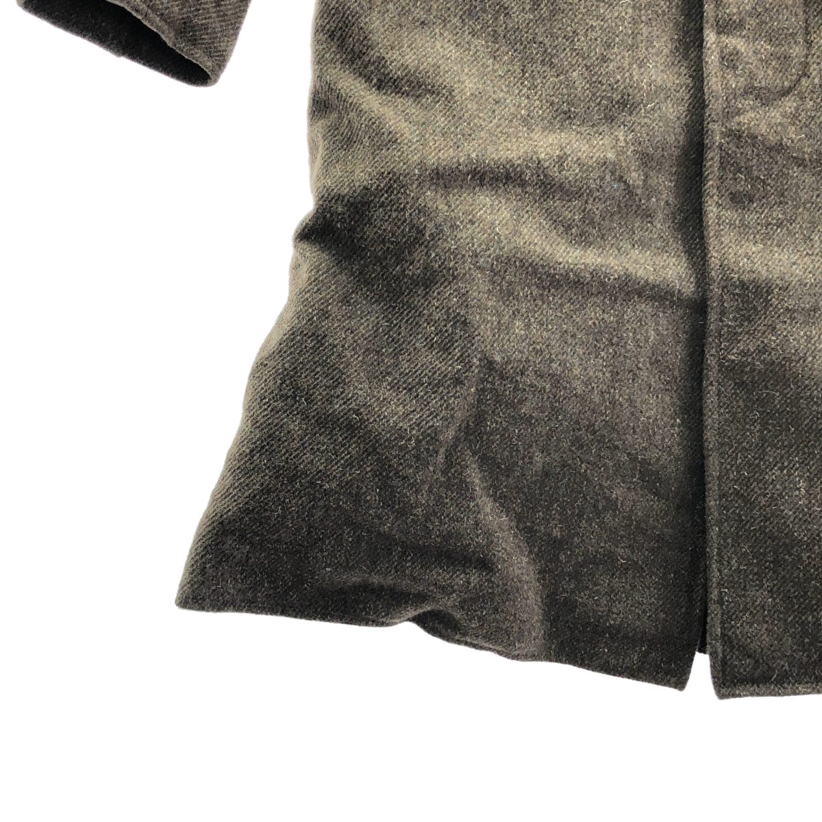 Paul Harnden / ポールハーデン Womens long Mac / ツイード ロング マック コート