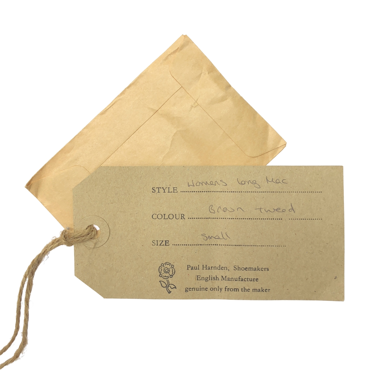 Paul Harnden / ポールハーデン Womens long Mac / ツイード ロング マック コート