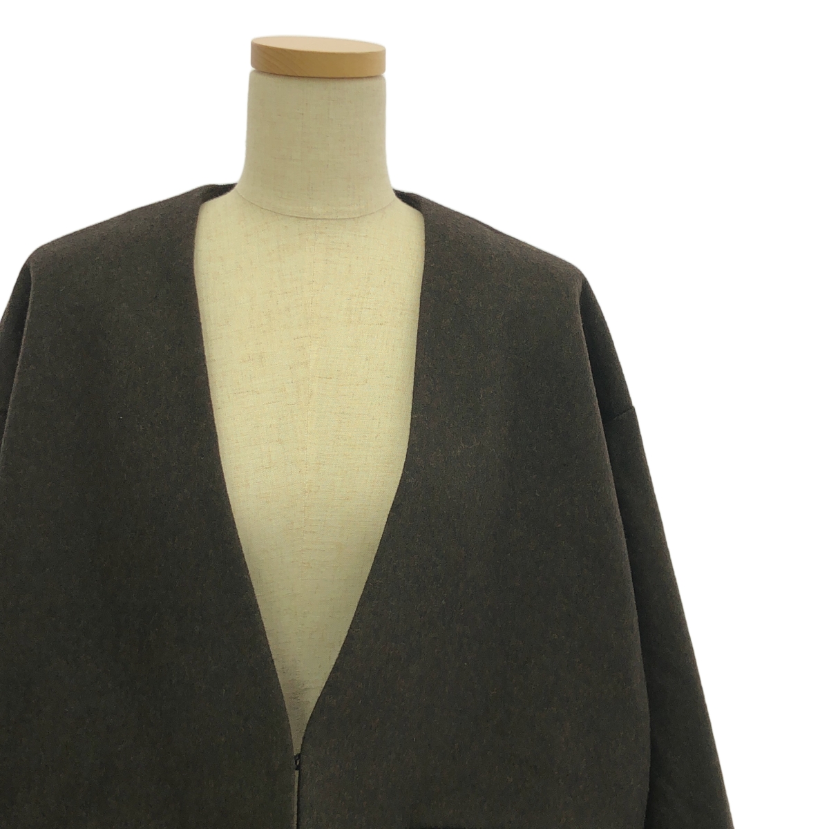 ETRE TOKYO / エトレトウキョウ ワイドスリーブ ノーカラー ジャケット