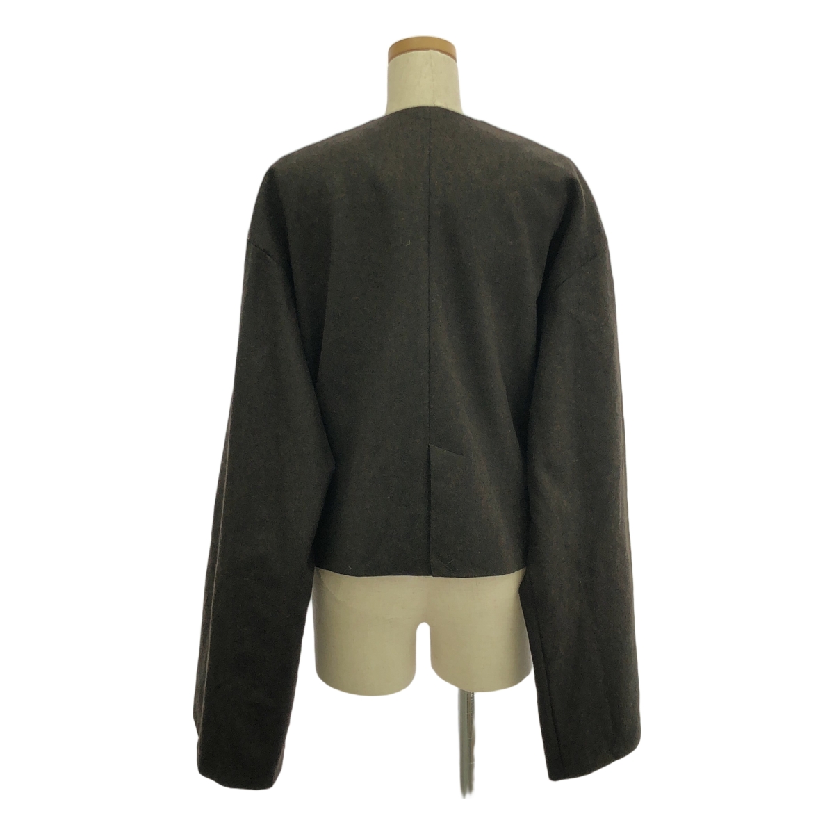 ETRE TOKYO / エトレトウキョウ ワイドスリーブ ノーカラー ジャケット