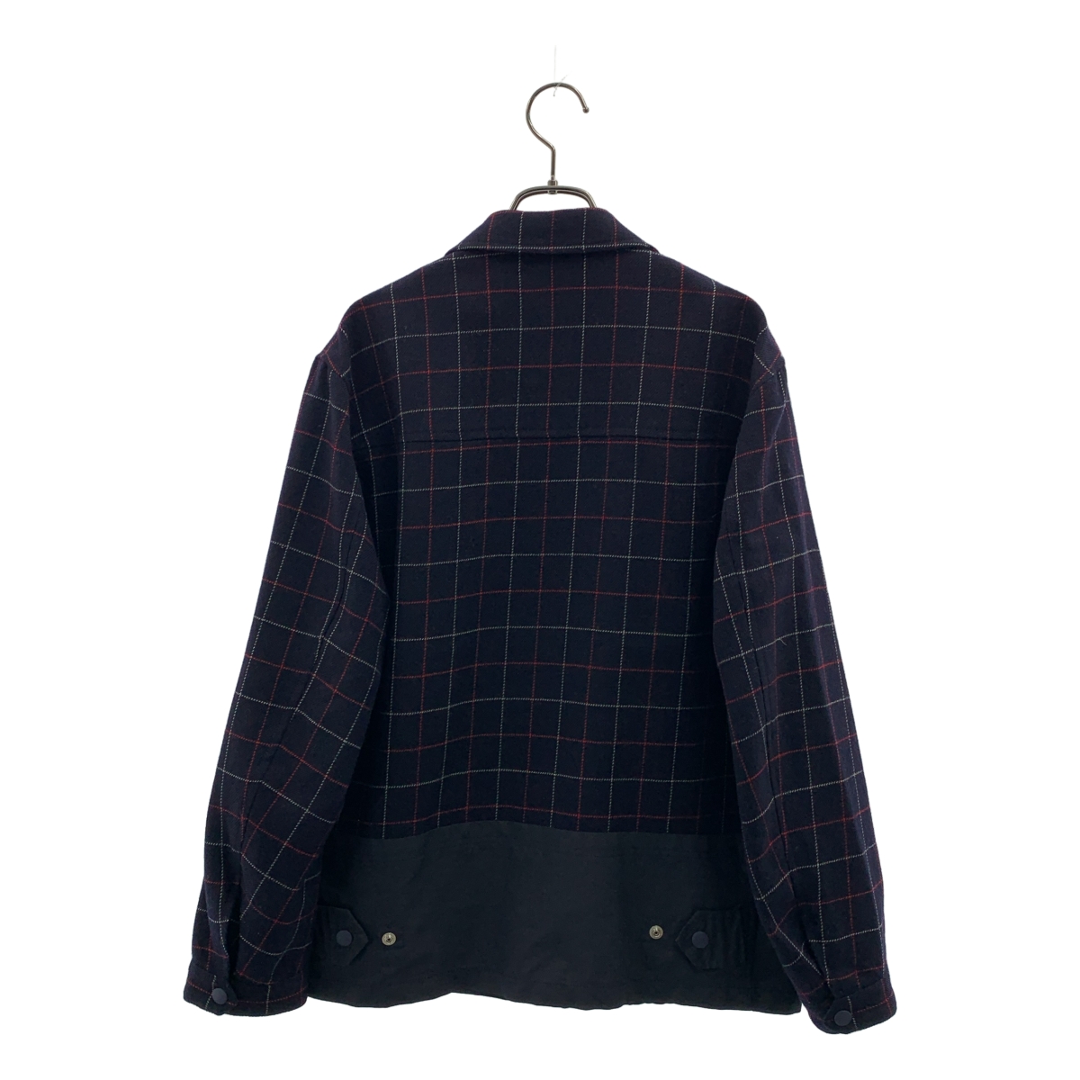 COMME des GARCONS HOMME / コムデギャルソンオム ウール ジップアップ チェックジャケット