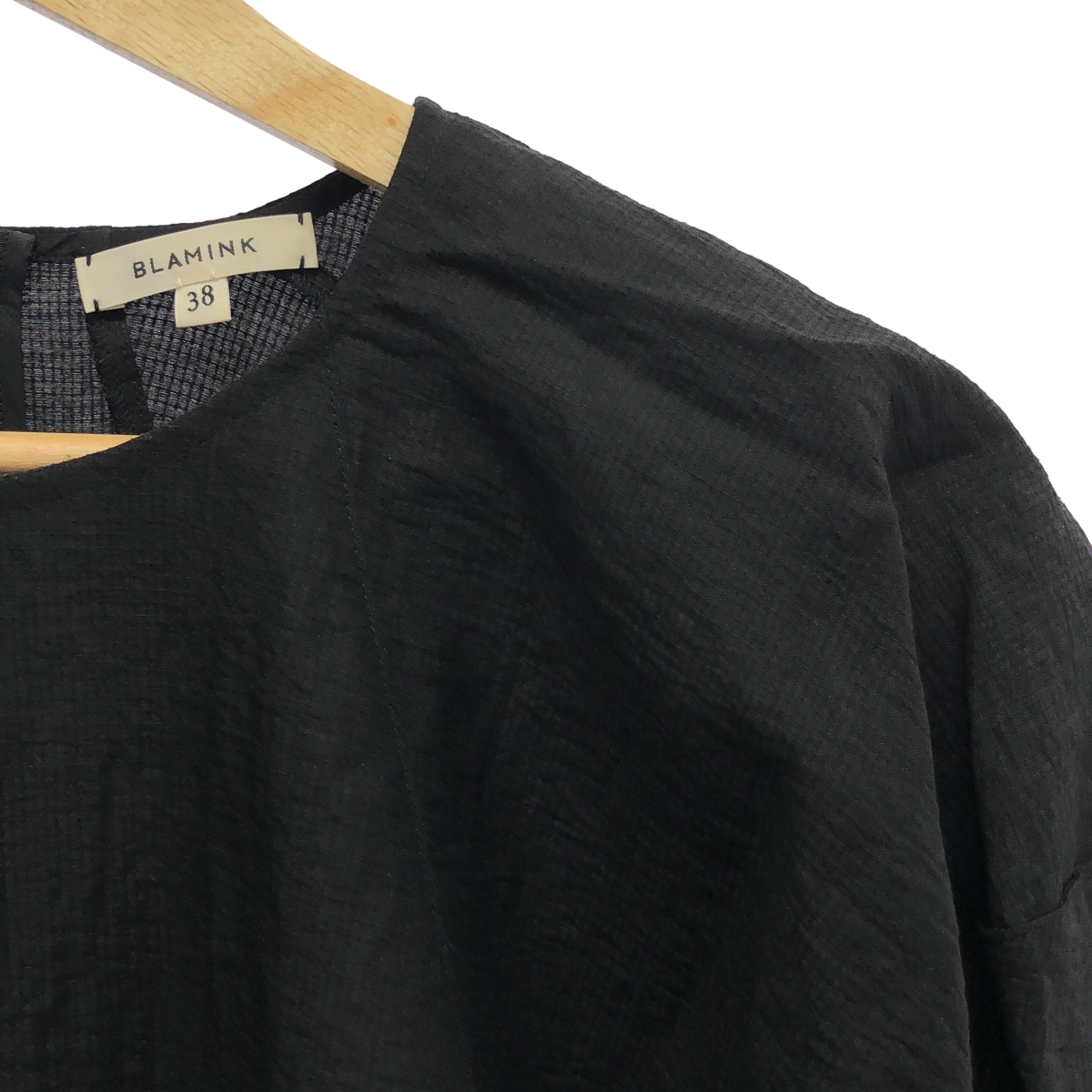 BLAMINK / ブラミンク リネン混 パフスリーブ ブラウス