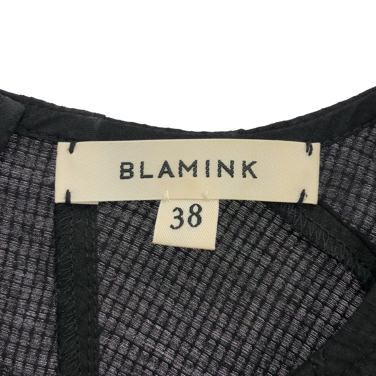 BLAMINK / ブラミンク リネン混 パフスリーブ ブラウス