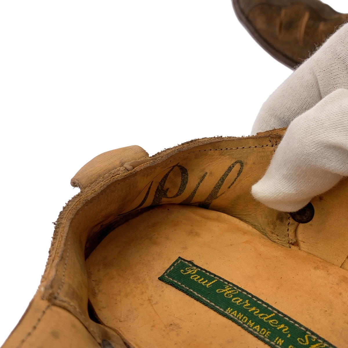 Paul Harnden / ポールハーデン PH3 / レザー Tストラップ シューズ 革靴